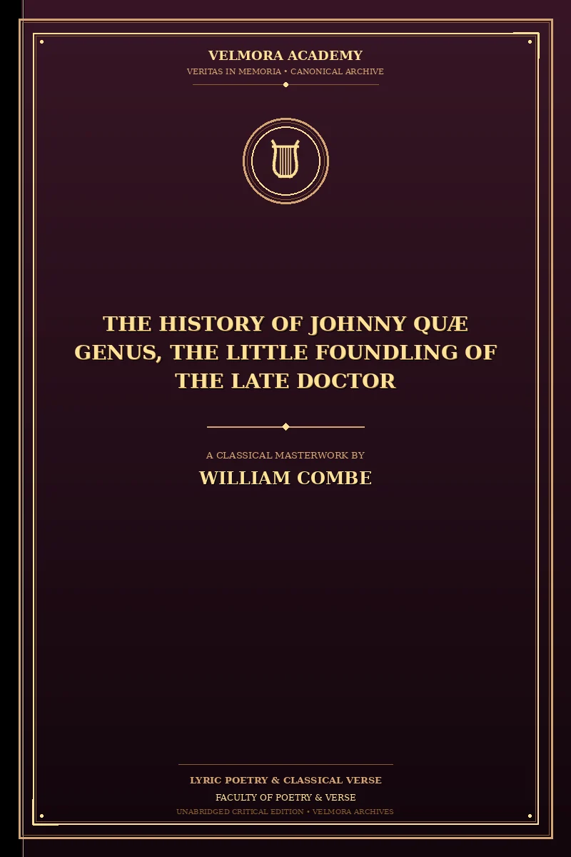 The History of Johnny Quæ Genus, the Little Foundling of the Late Doctor