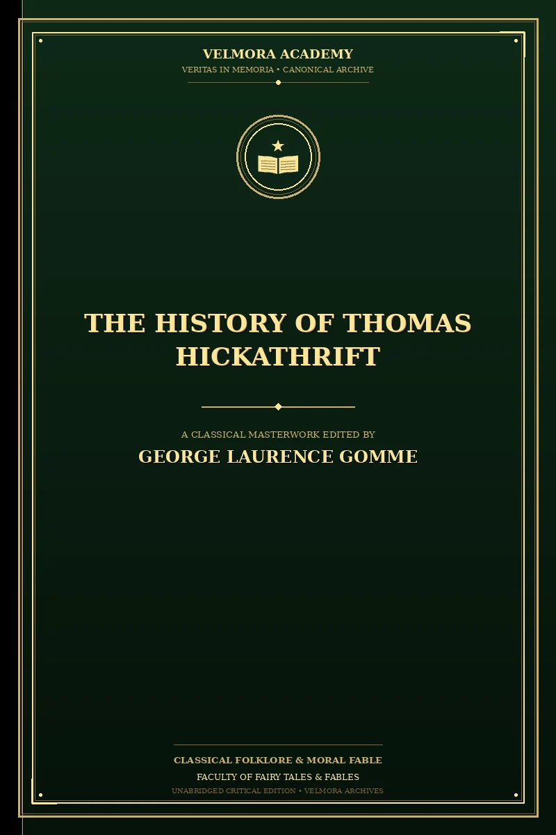 The History of Thomas Hickathrift