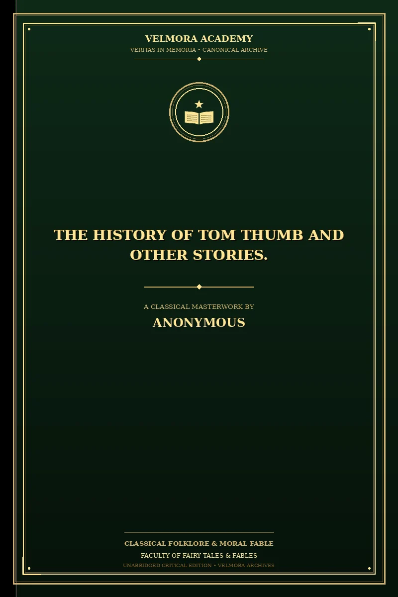 Cover of The History of Tom Thumb and Other Stories.