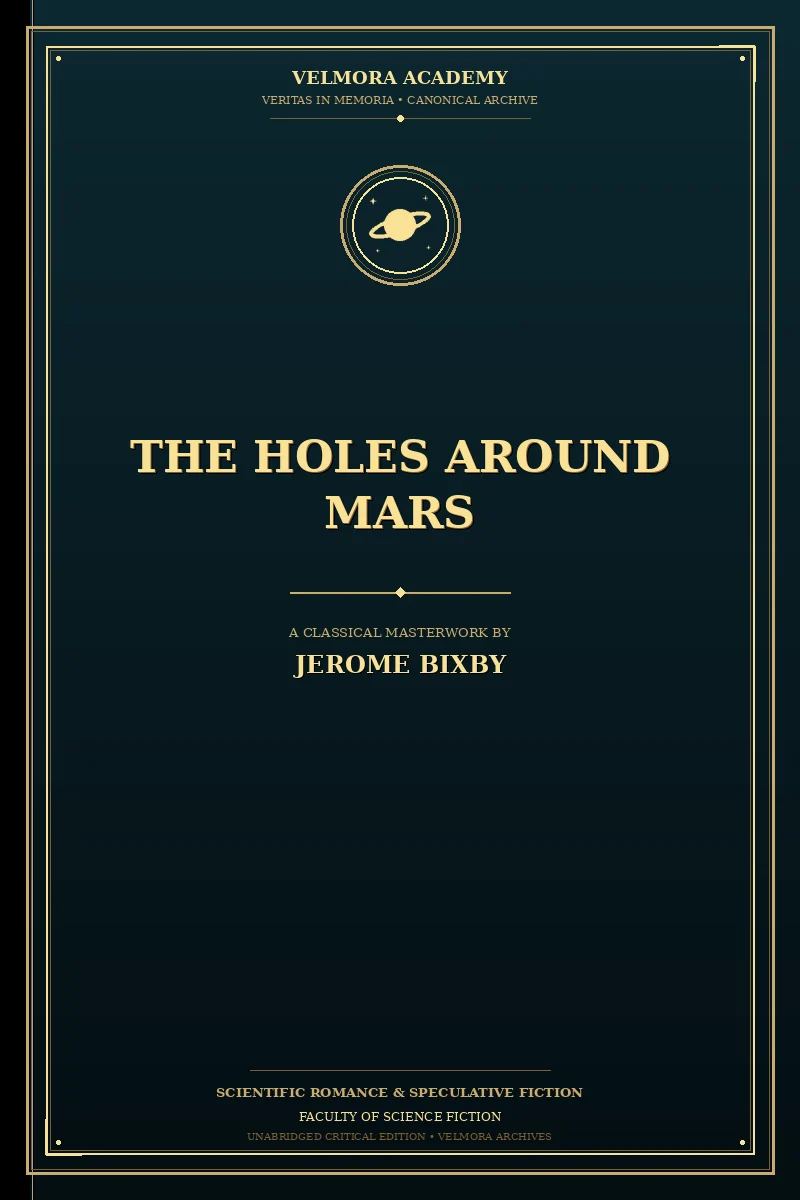 Cover of The Holes Around Mars