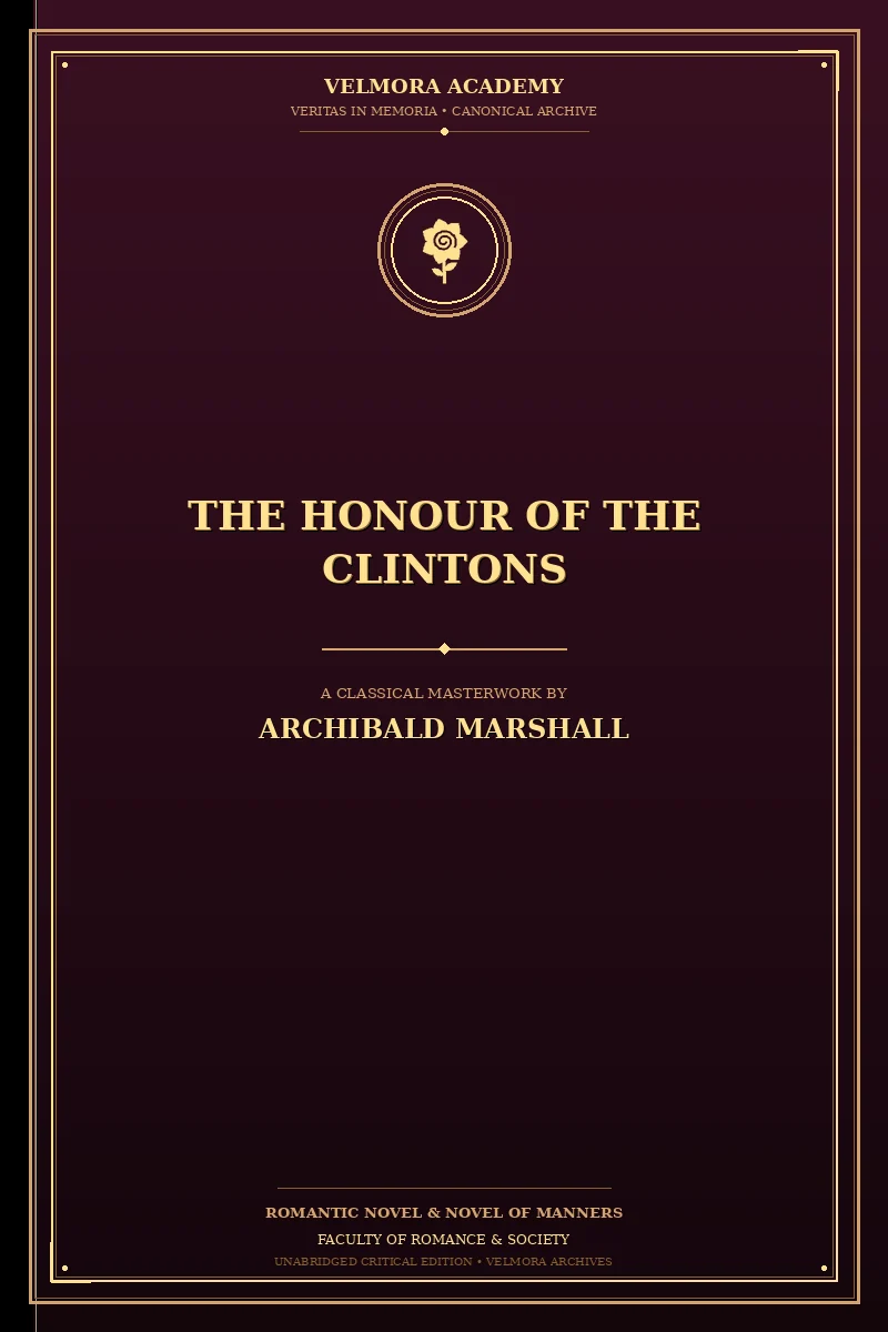 Cover of The Honour of the Clintons