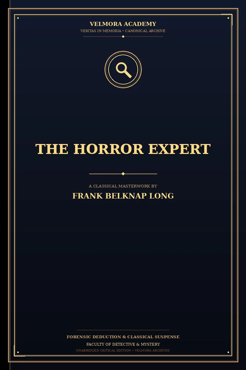 The horror expert