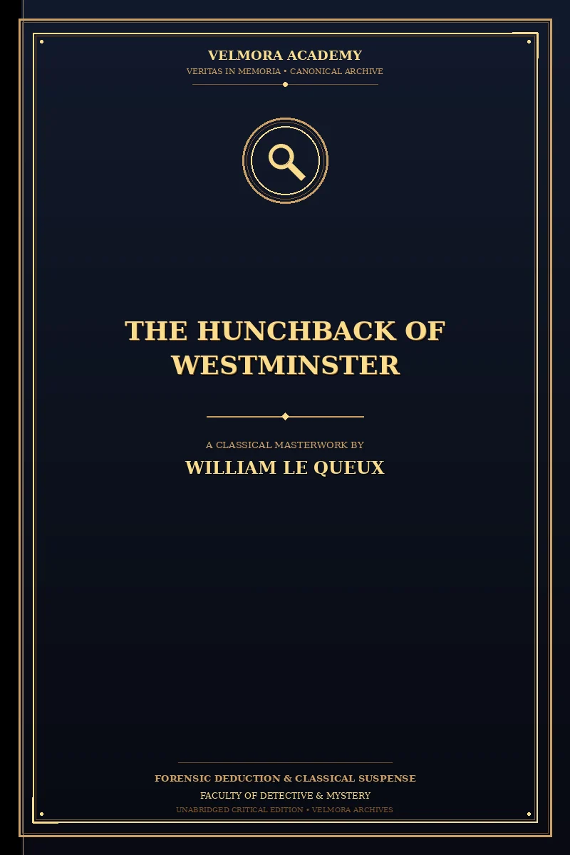 Cover of The Hunchback of Westminster