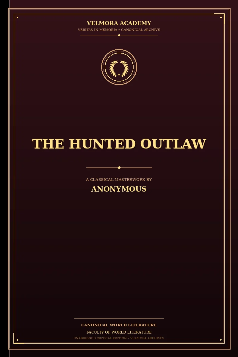 Cover of The Hunted Outlaw