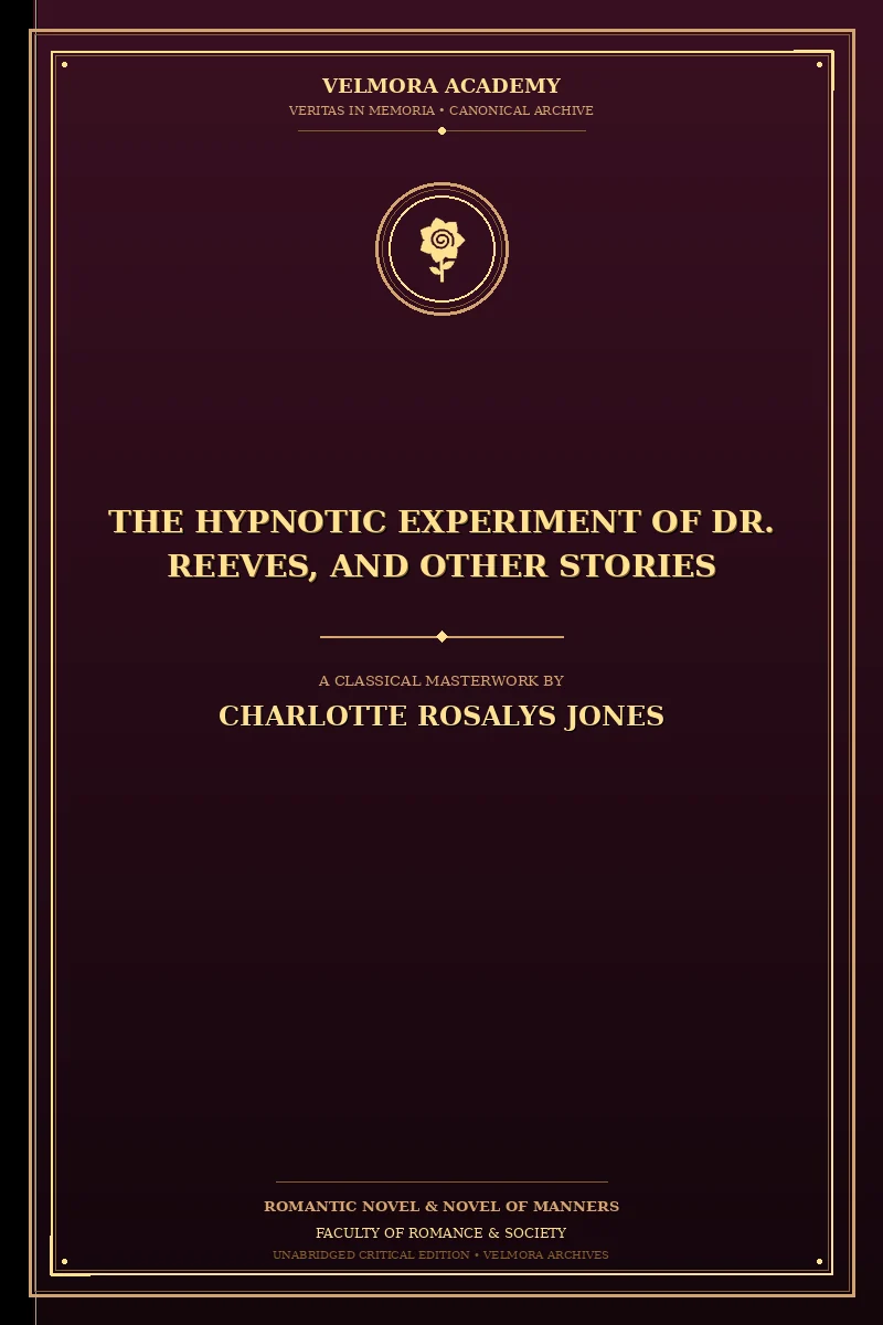 Cover of The Hypnotic Experiment of Dr. Reeves