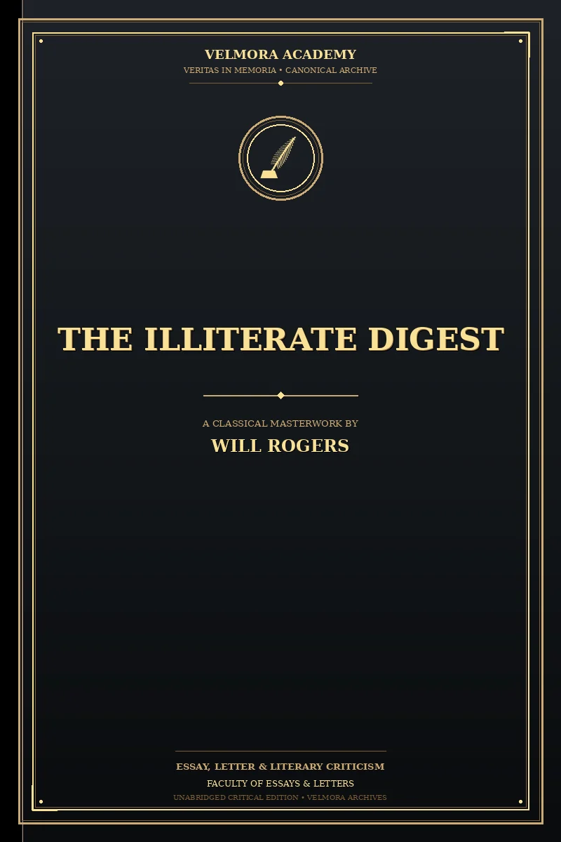 The Illiterate Digest
