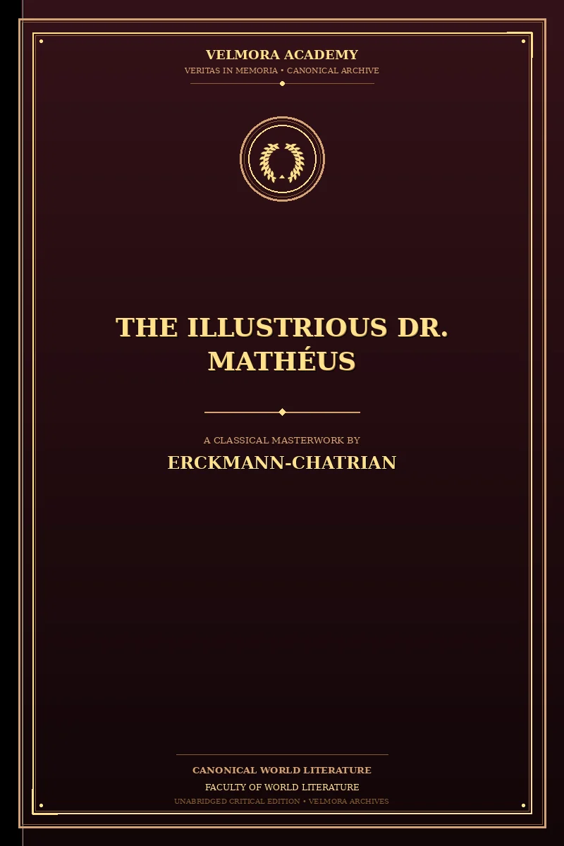 The illustrious Dr. Mathéus