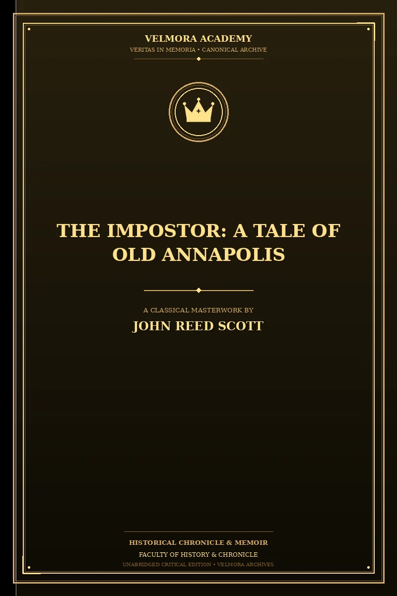 The Impostor: A Tale of Old Annapolis