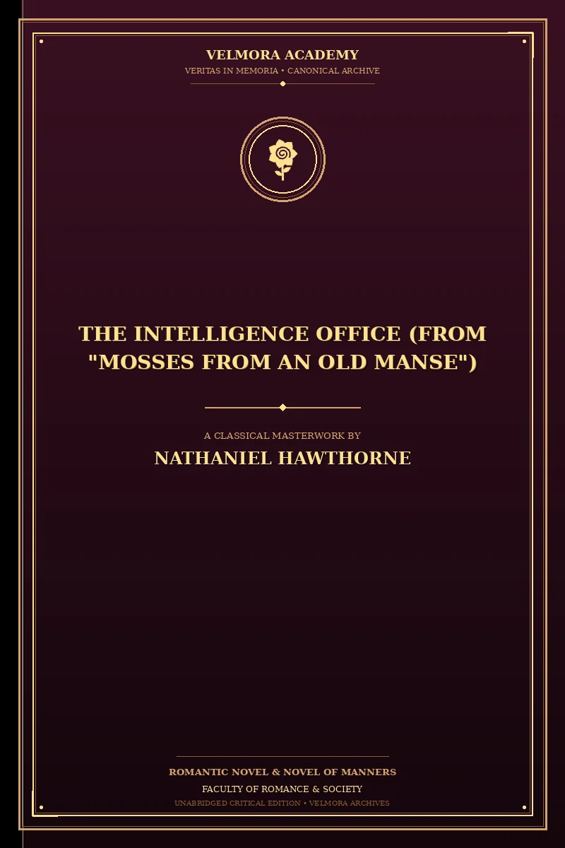 Cover of The Intelligence Office (From "Mosses from an Old Manse")