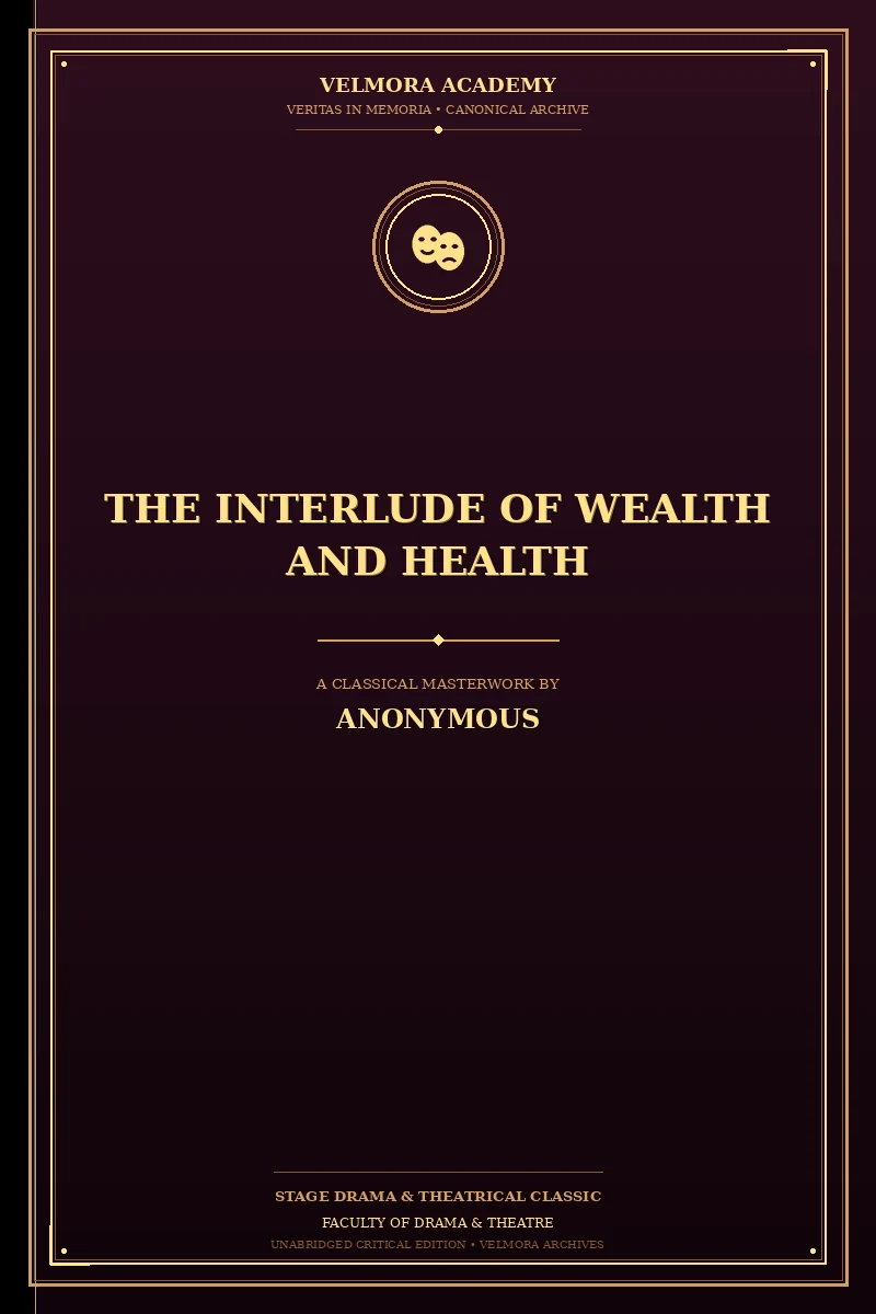 Cover of The Interlude of Wealth and Health