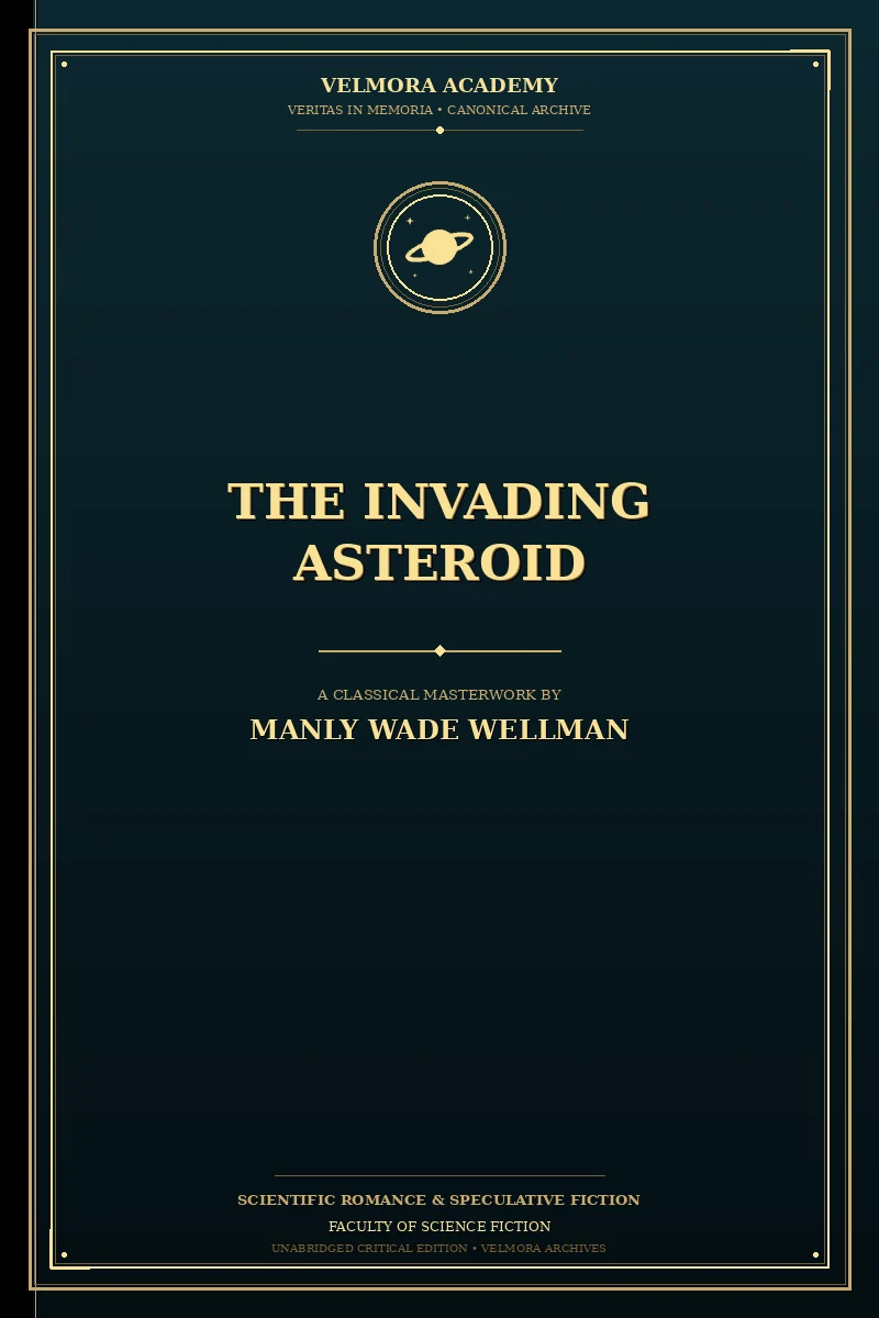 Cover of The invading asteroid