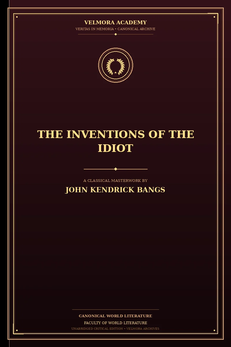 The Inventions of the Idiot