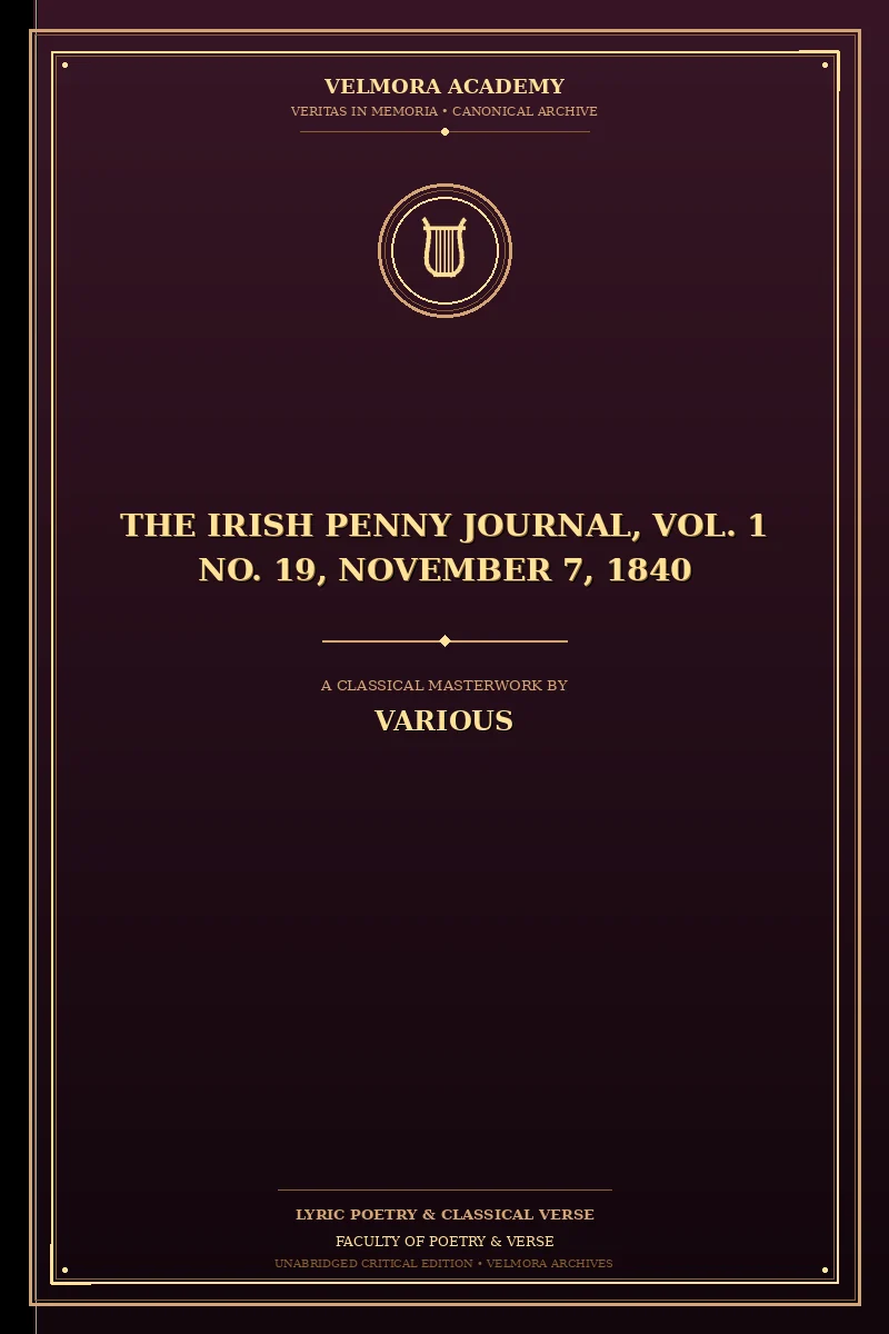 The Irish Penny Journal, Vol. 1 No. 19, November 7, 1840