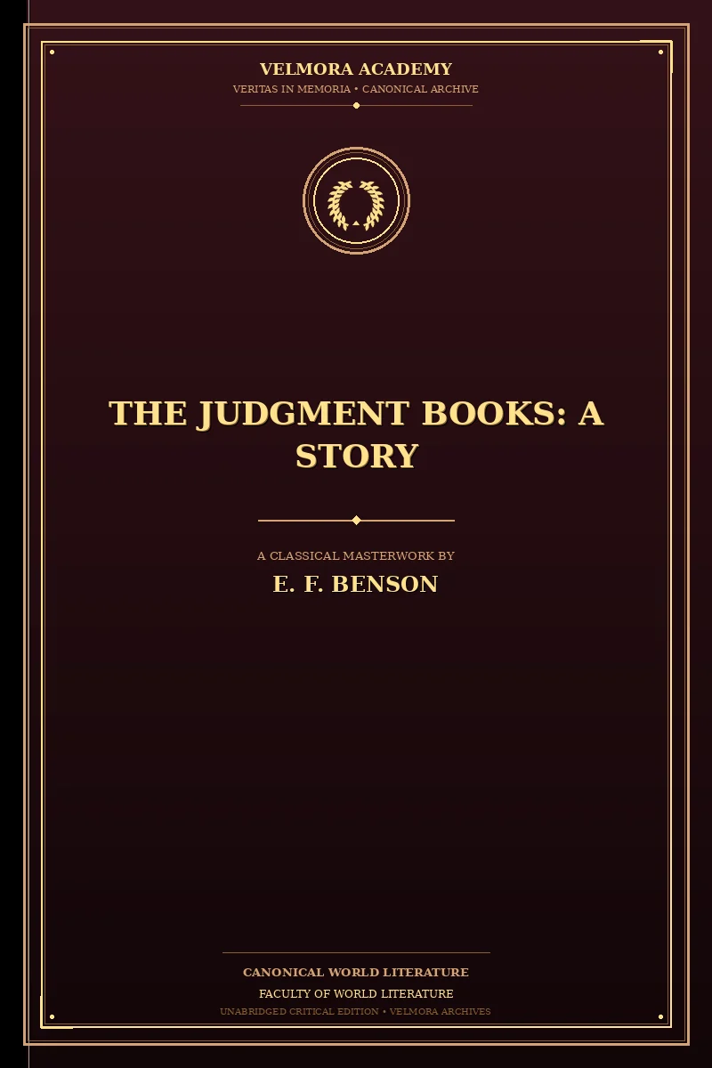 The Judgment Books: A Story