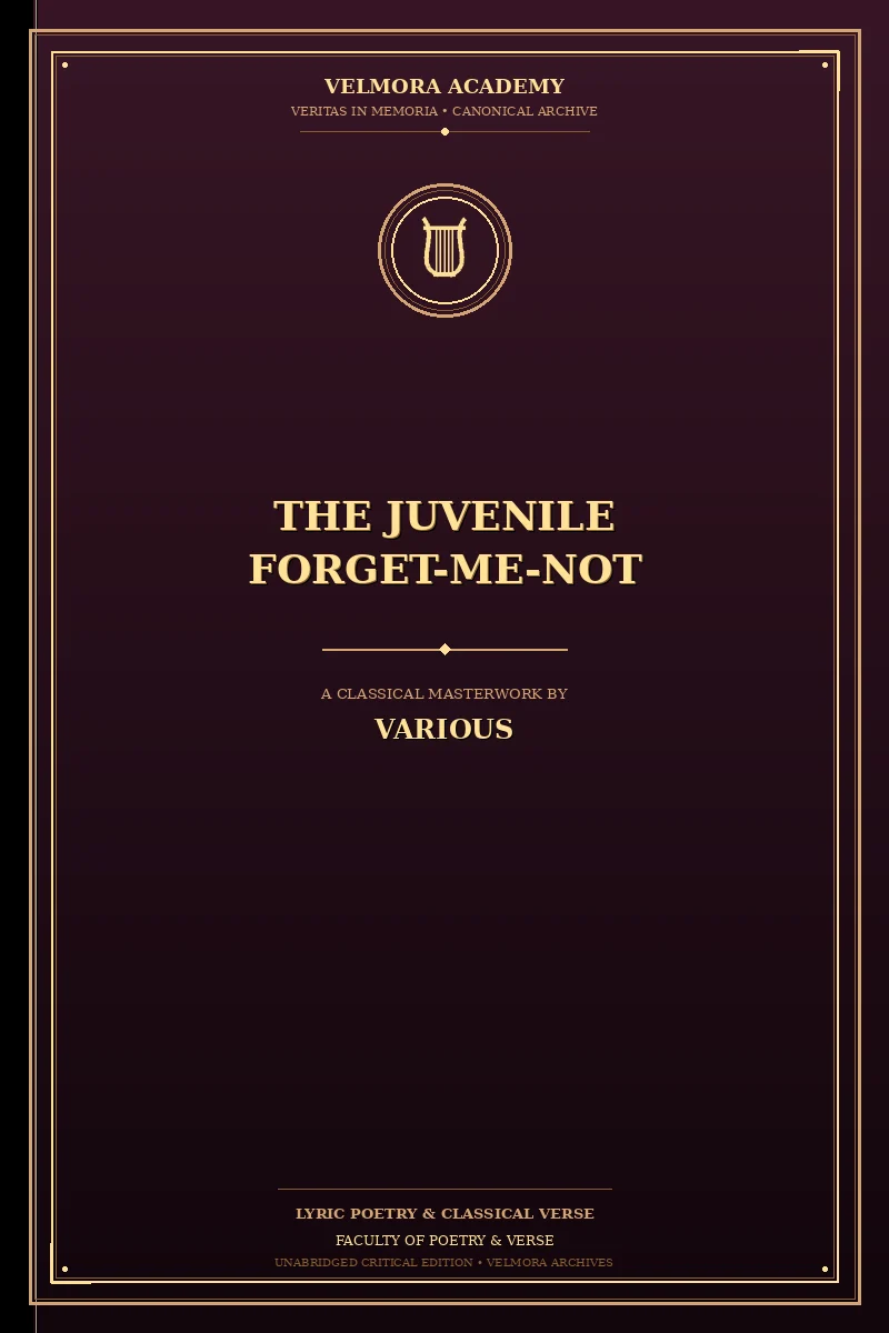 Cover of The juvenile forget-me-not