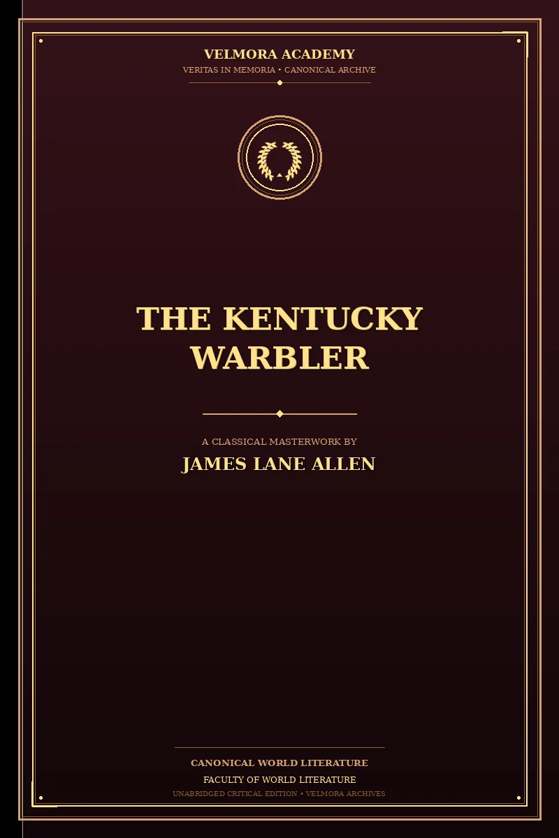 The Kentucky Warbler