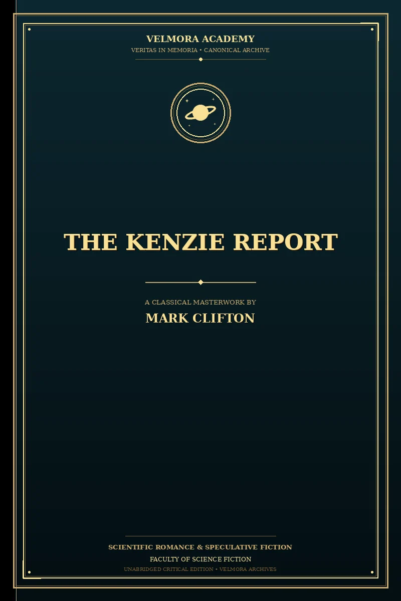 Cover of The Kenzie Report