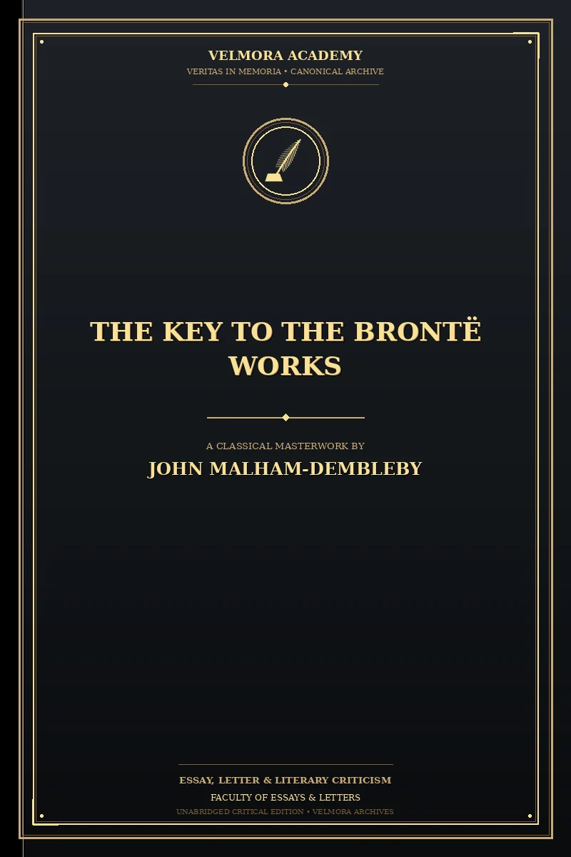 The Key to the Brontë Works