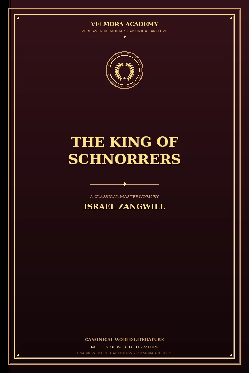 Cover of The King of Schnorrers