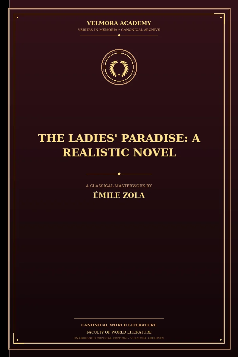 The Ladies' Paradise: A Realistic Novel