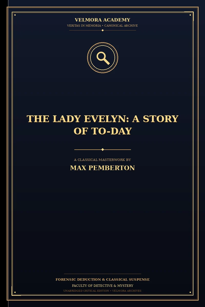 The Lady Evelyn: A Story of To-day