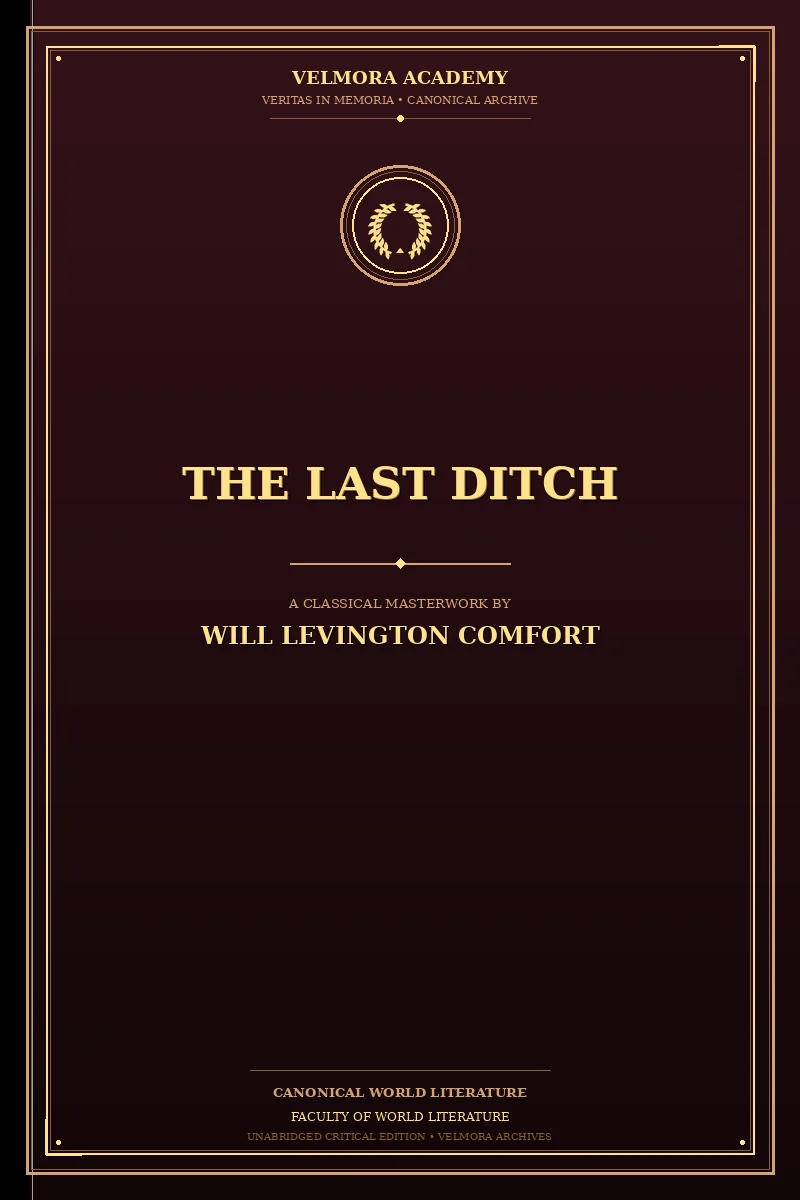 The Last Ditch