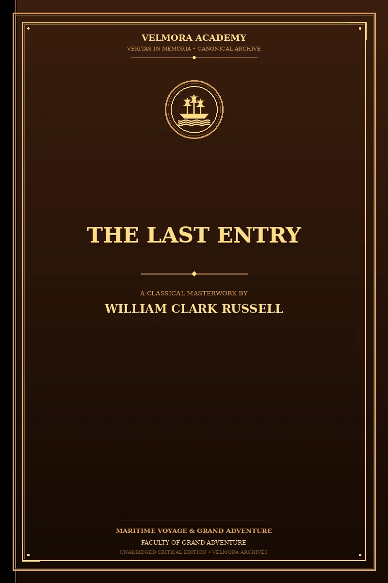 Cover of The Last Entry