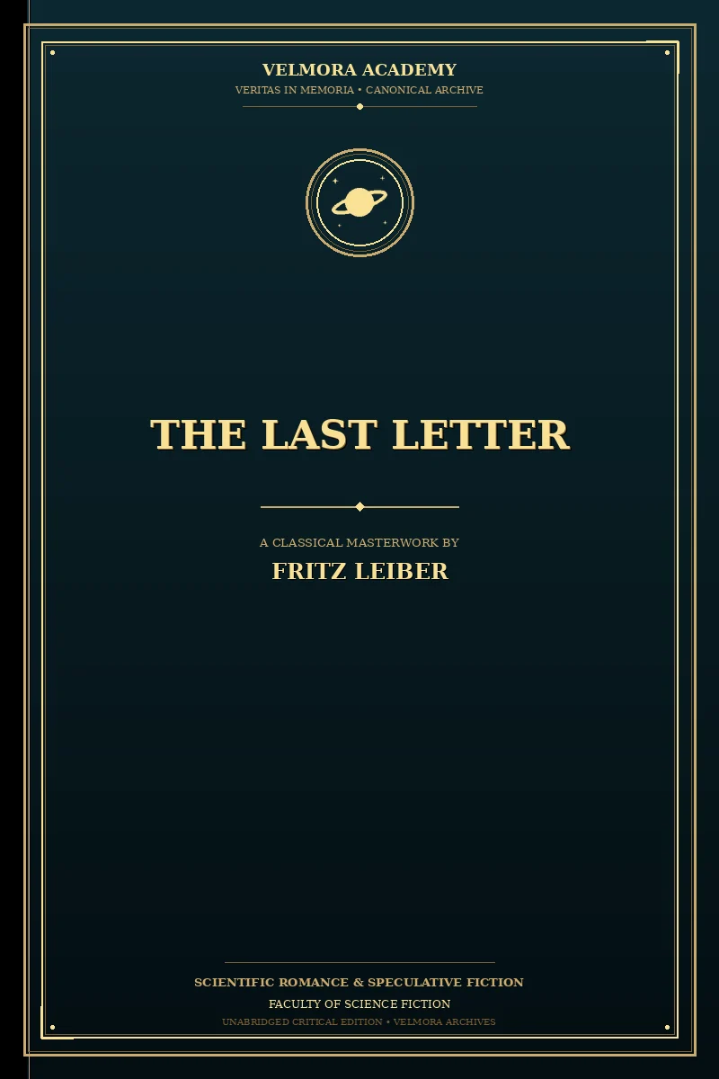 The Last Letter