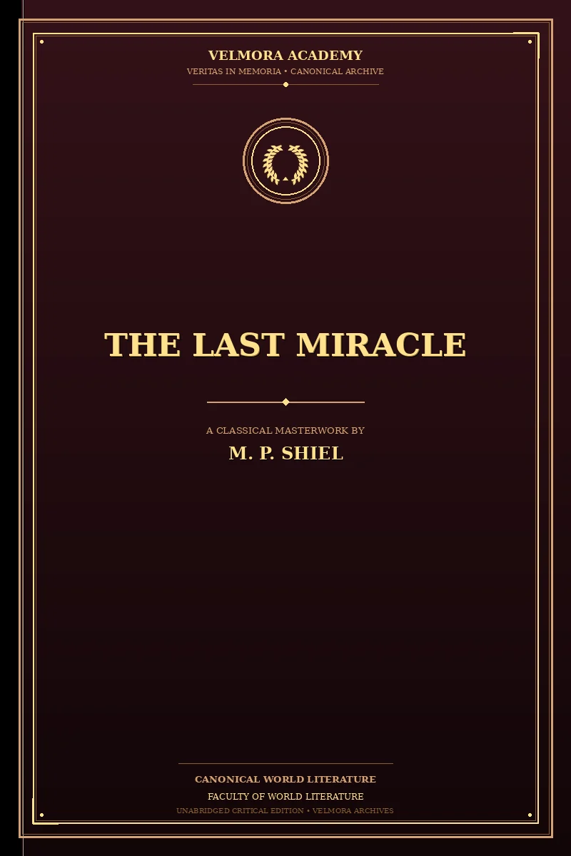 Cover of The Last Miracle