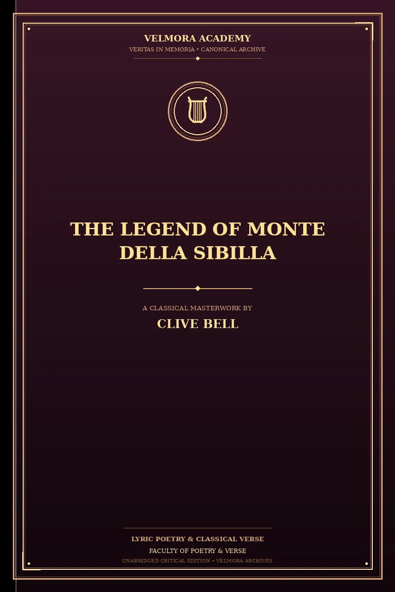 The Legend of Monte della Sibilla