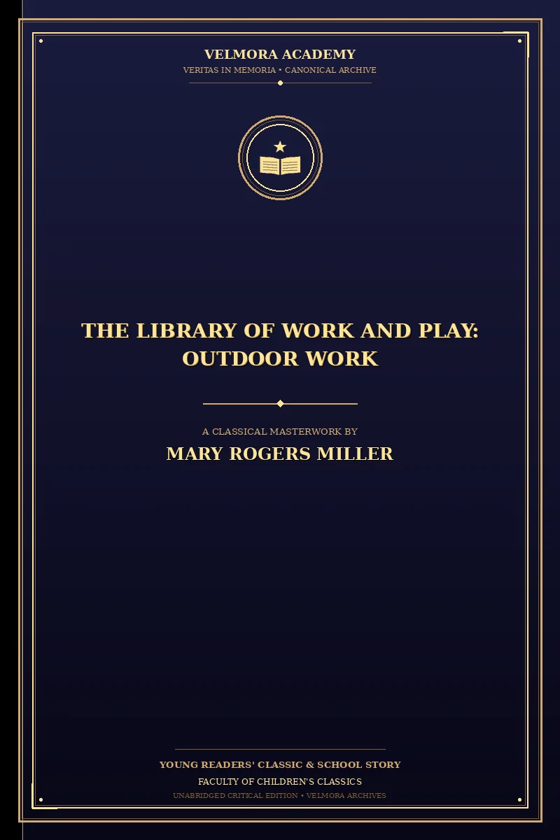 Cover of The Library of Work and Play: Outdoor Work