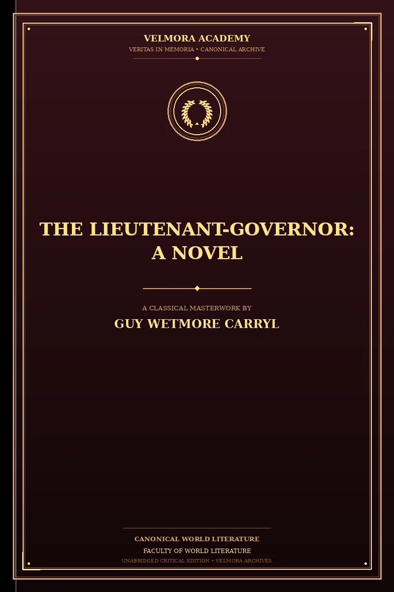 Cover of The Lieutenant-Governor: A Novel