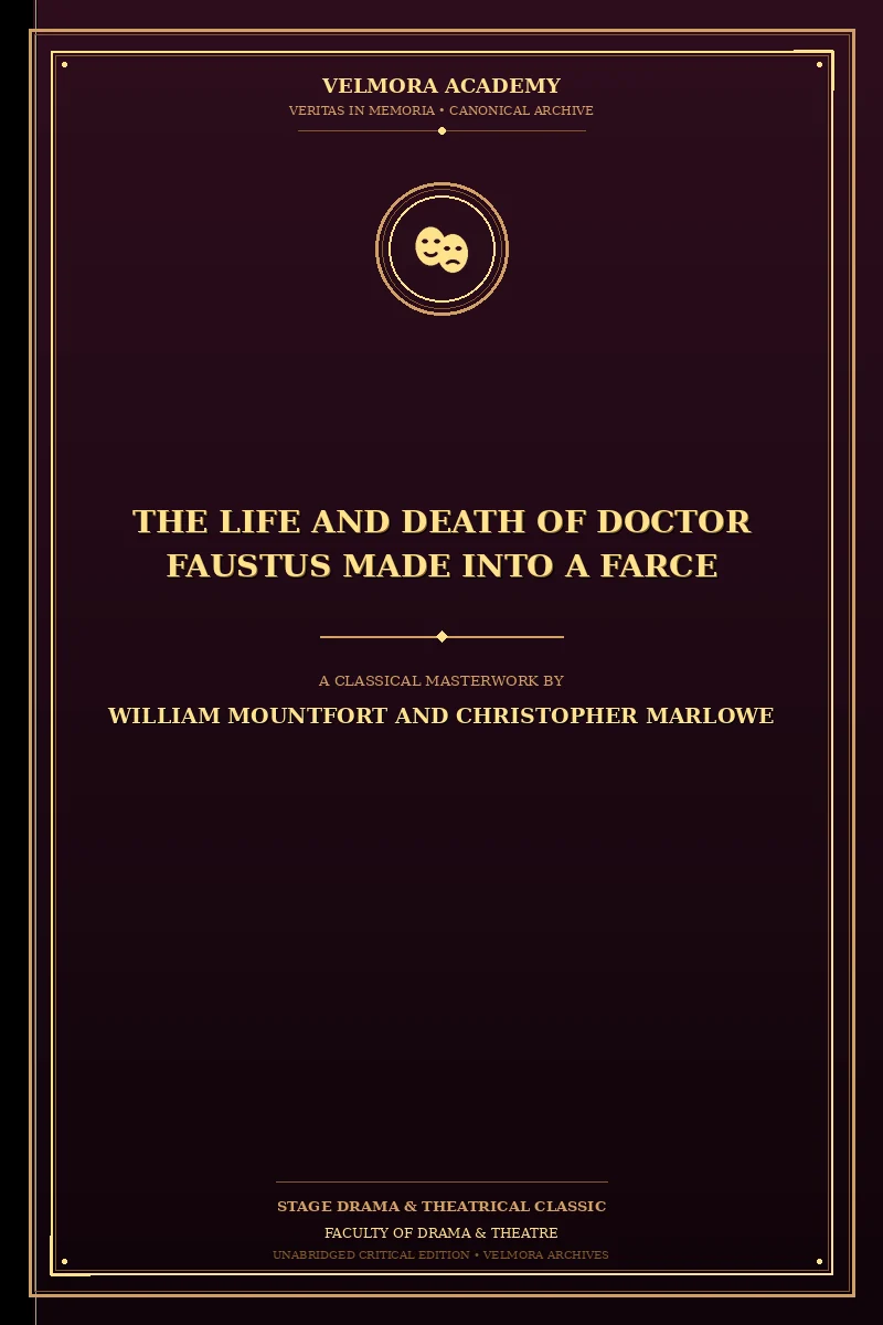 The Life and Death of Doctor Faustus Made into a Farce