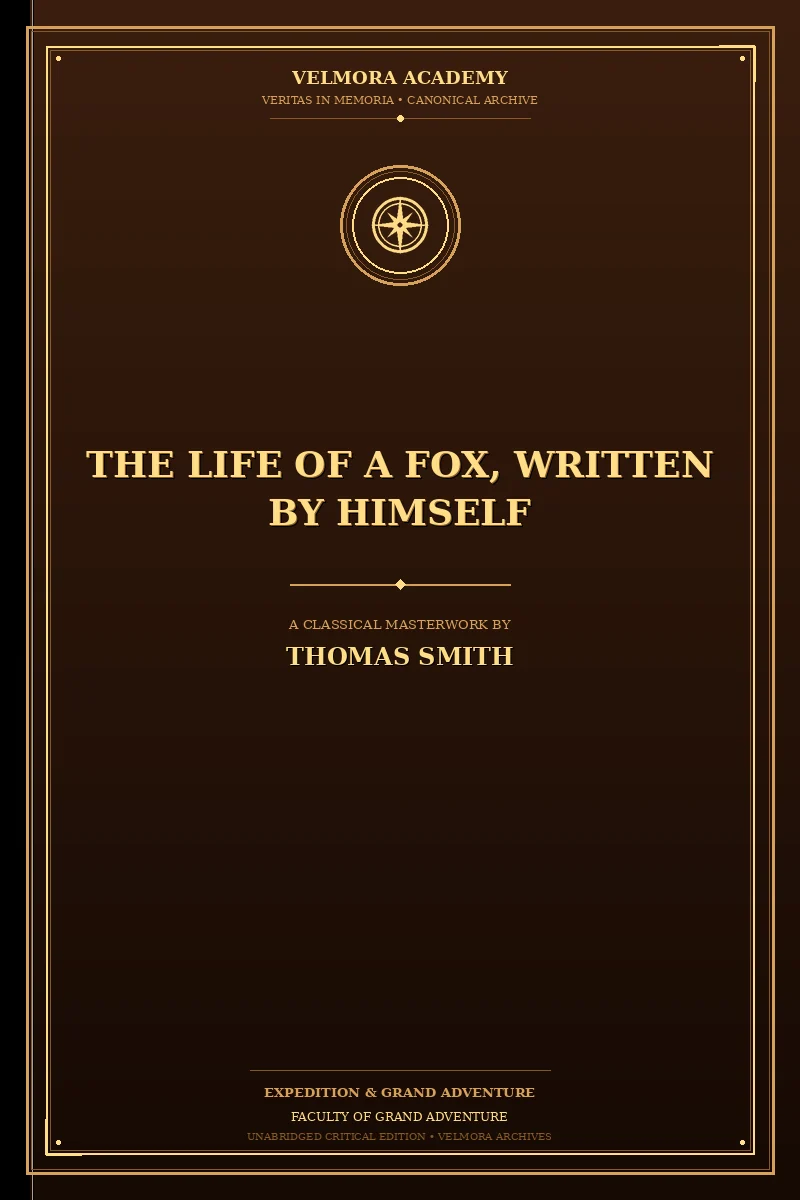 The Life of a Fox, Written by Himself