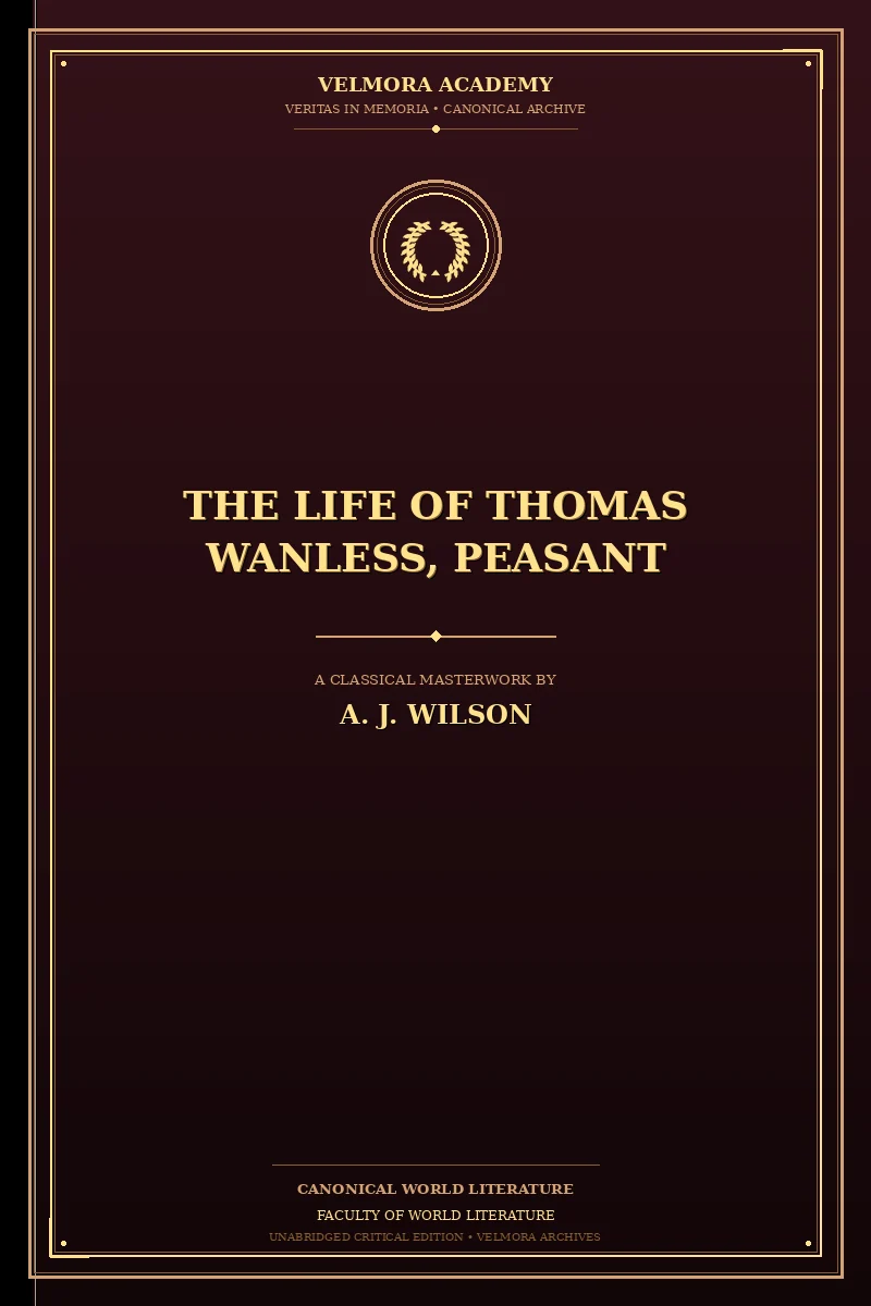 Cover of The Life of Thomas Wanless, Peasant