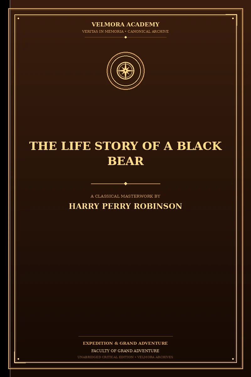 Cover of The Life Story of a Black Bear