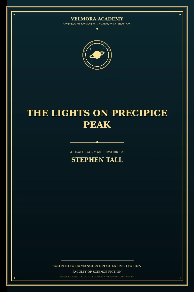 Cover of The Lights on Precipice Peak