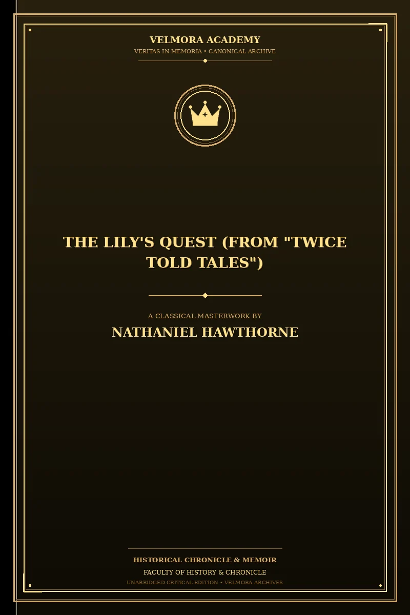 Cover of The Lily's Quest (From "Twice Told Tales")