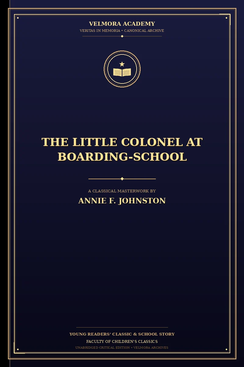Cover of The Little Colonel at Boarding-School