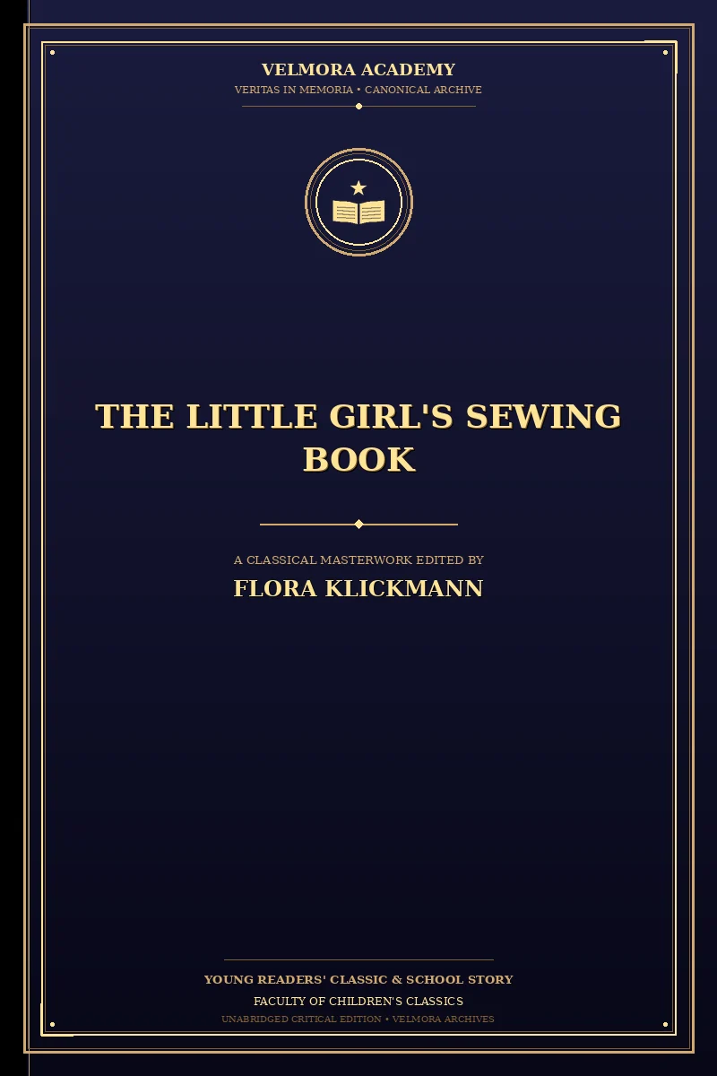 Cover of The Little Girl's Sewing Book