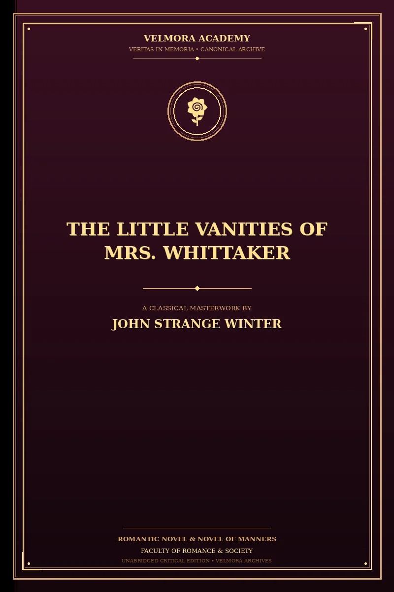 The Little Vanities of Mrs. Whittaker