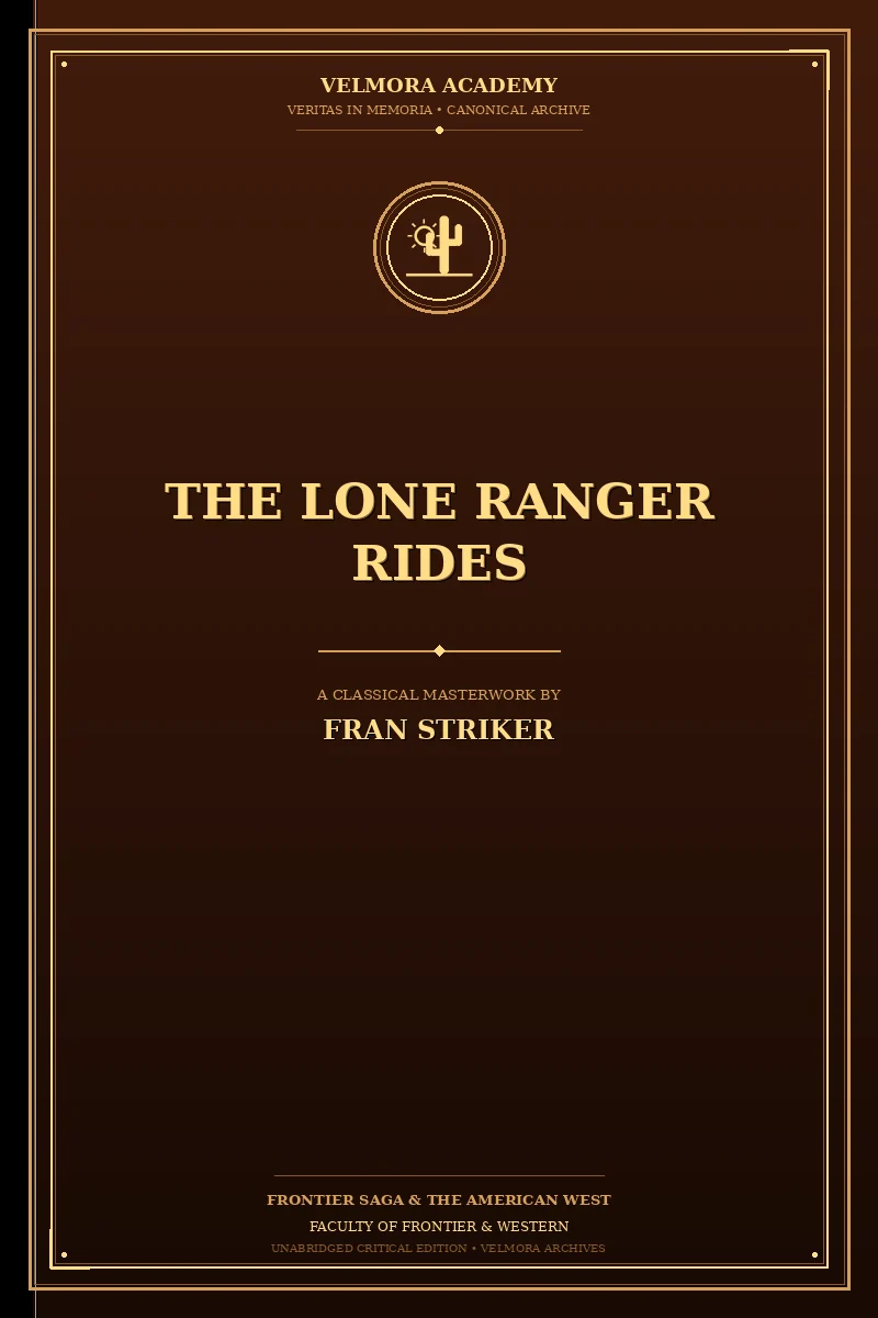 The Lone Ranger Rides