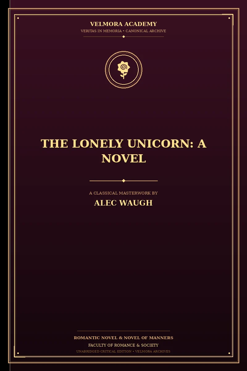 The Lonely Unicorn: A Novel