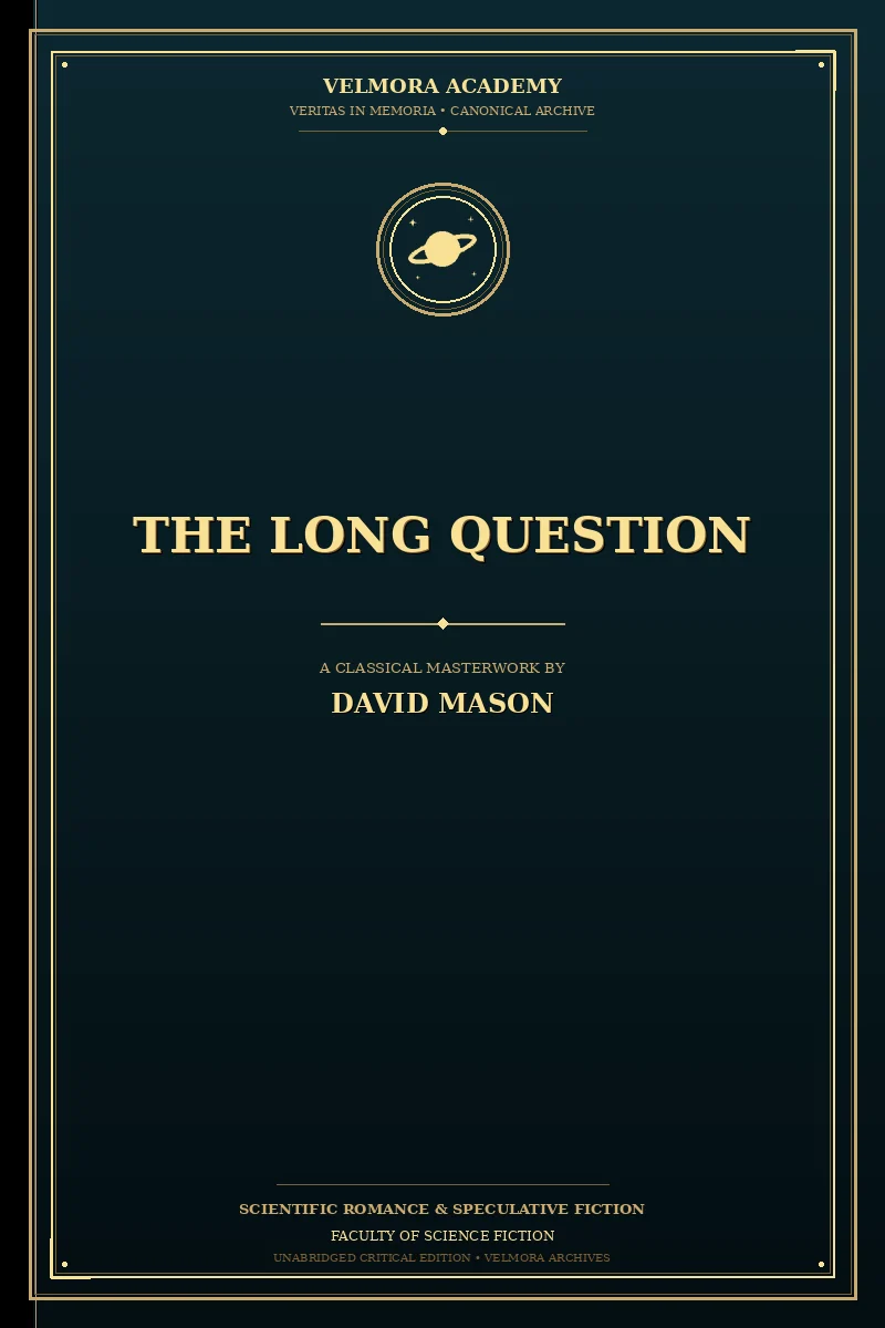 Cover of The long question