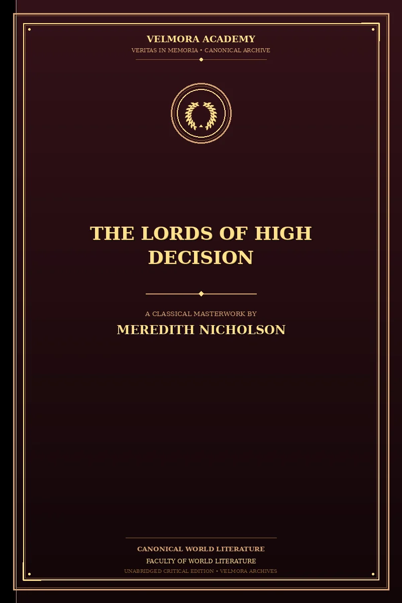 Cover of The Lords of High Decision