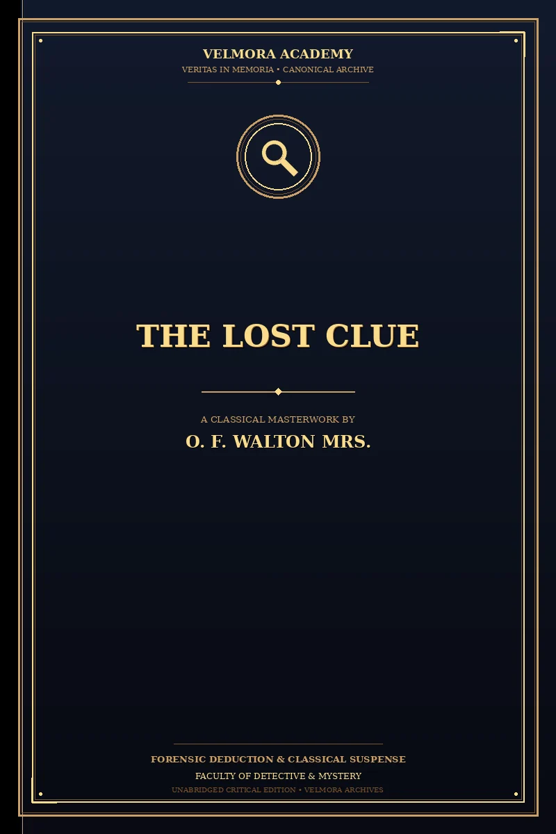 The lost clue