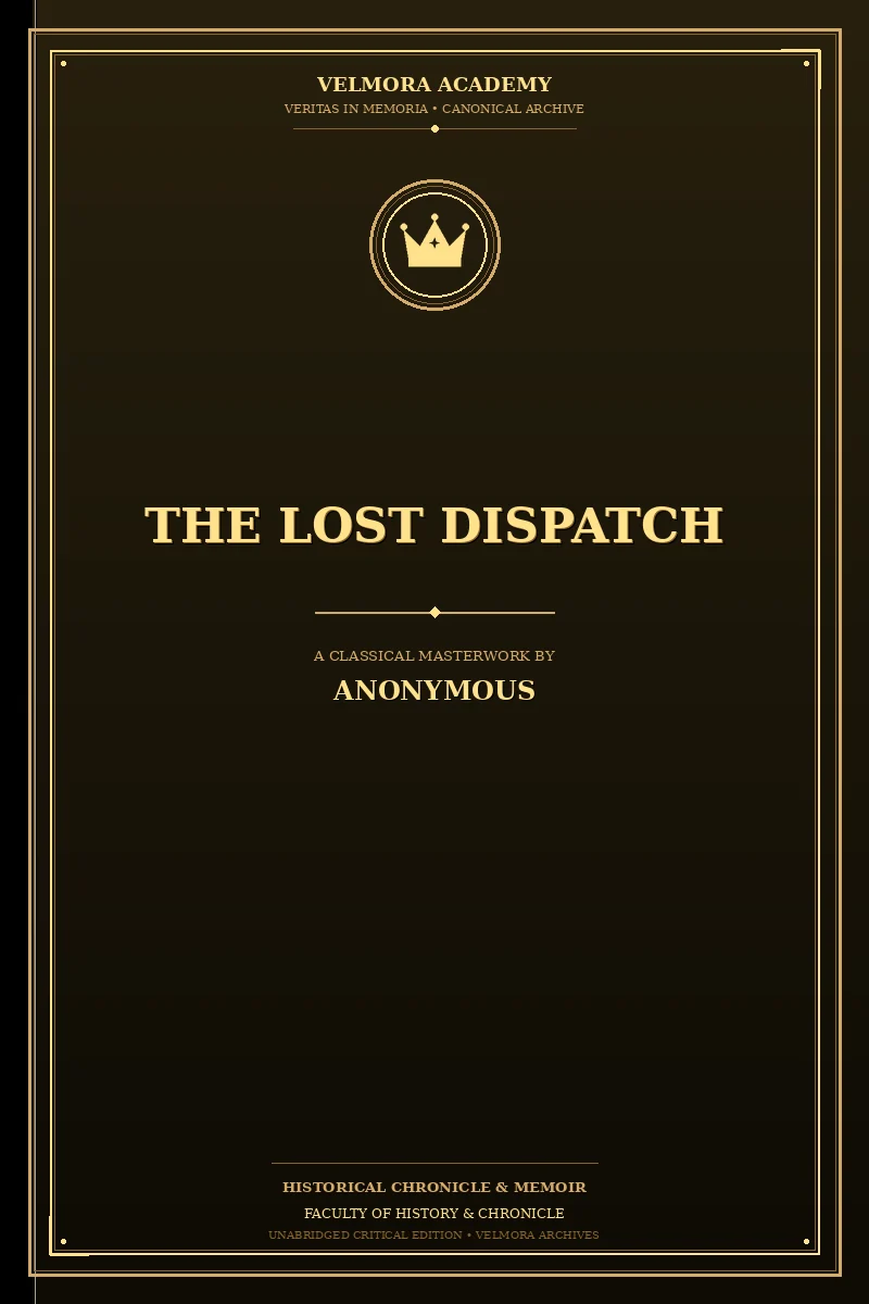 The Lost Dispatch