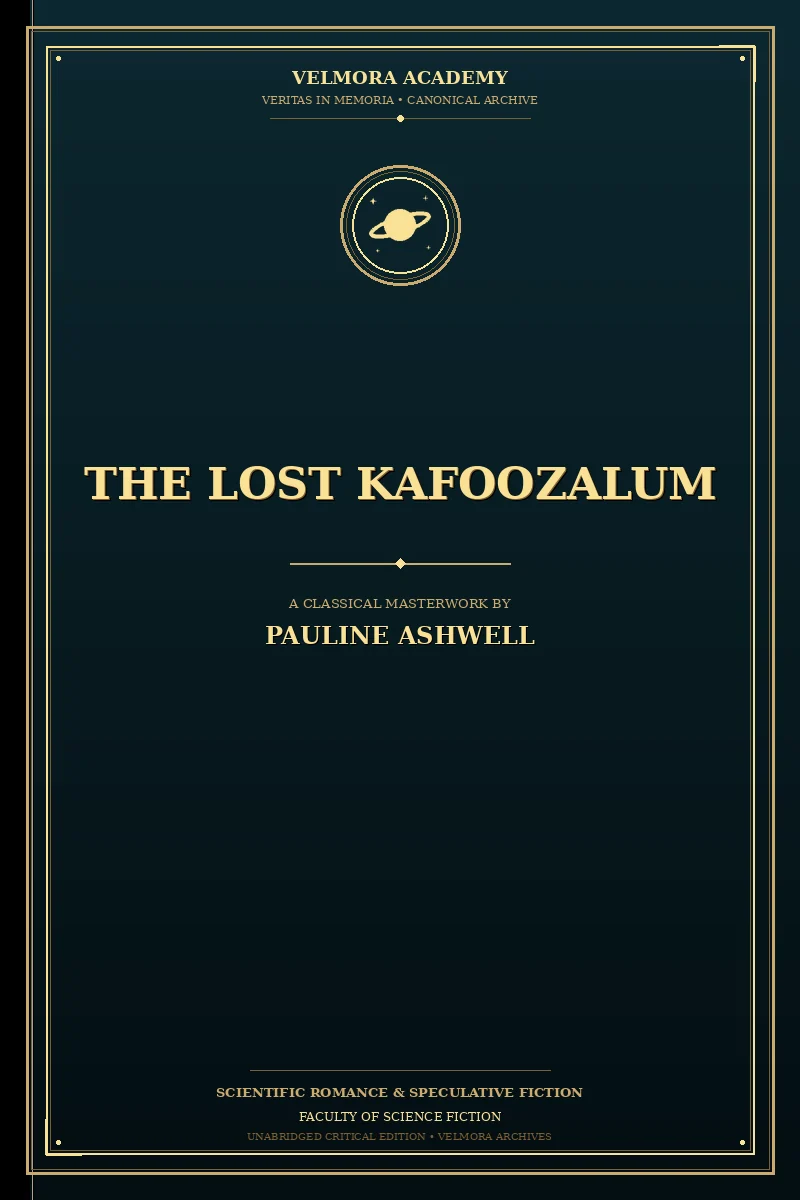 Cover of The Lost Kafoozalum