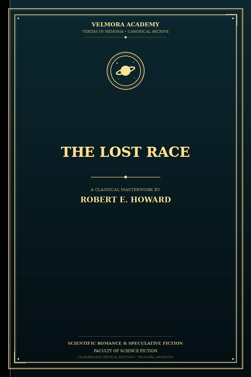 Cover of The lost race