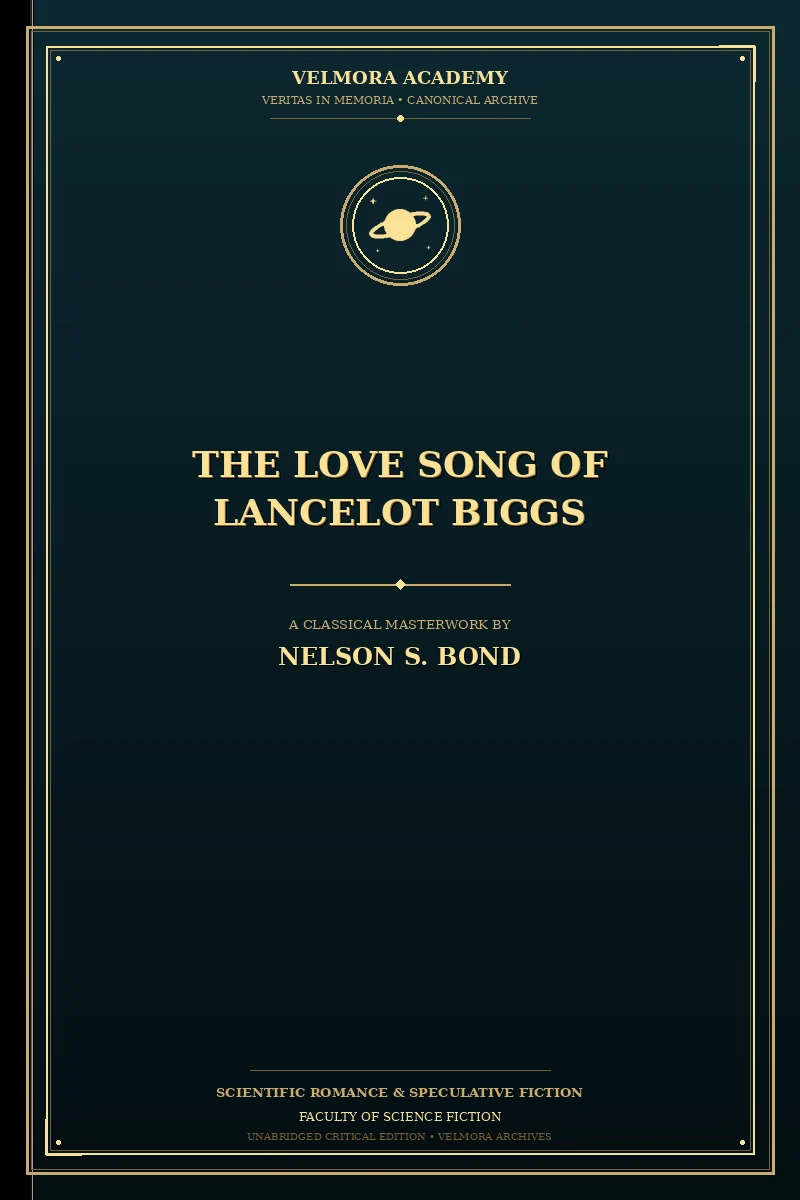 Cover of The love song of Lancelot Biggs